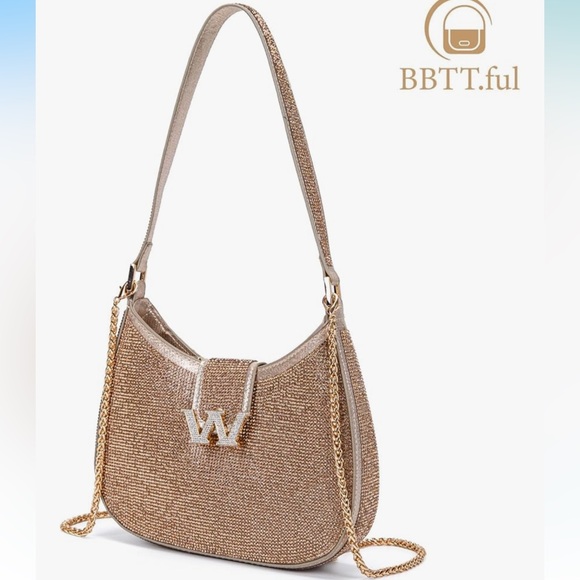 Handbags - Bling Bling Rhinestone Crystals Evening Handbag